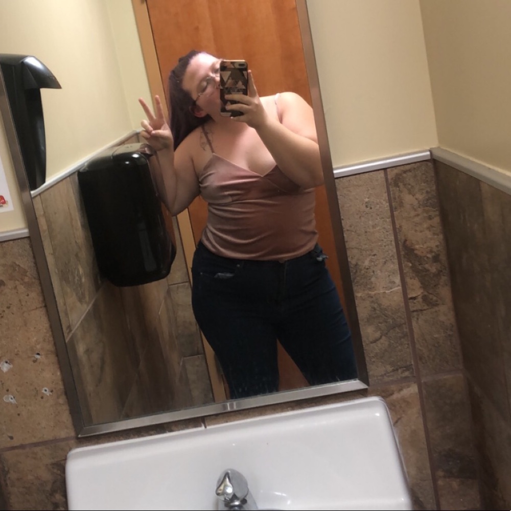 Velvet crop top